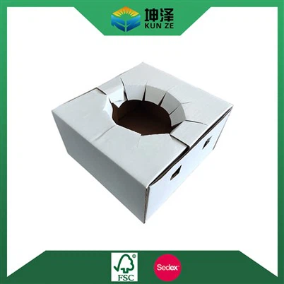 Kartong blomsterleveringsbokser